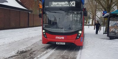 This Go South Coast Morebus ADL Enviro400 MMC was caught on camera at midday on March 2 in Ringwood, Hampshire by Morebus Supervisor Graeme Hall
