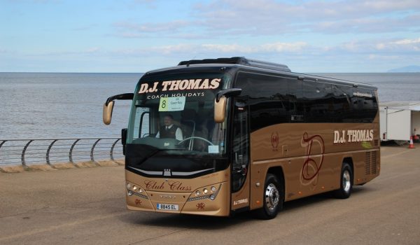D.J. Thomas of Neath entered this smartly turned out Plaxton Panther Cub–bodied Volvo B8R. GARETH EVANS