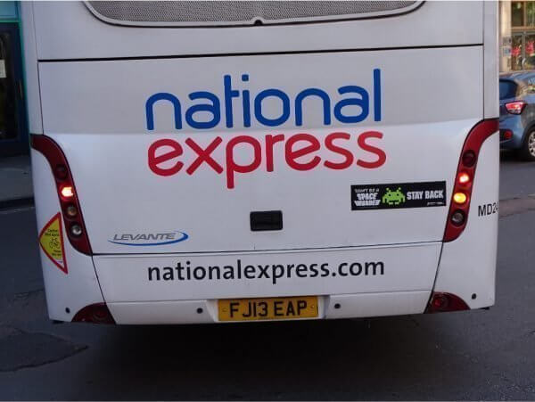 national express add luggage