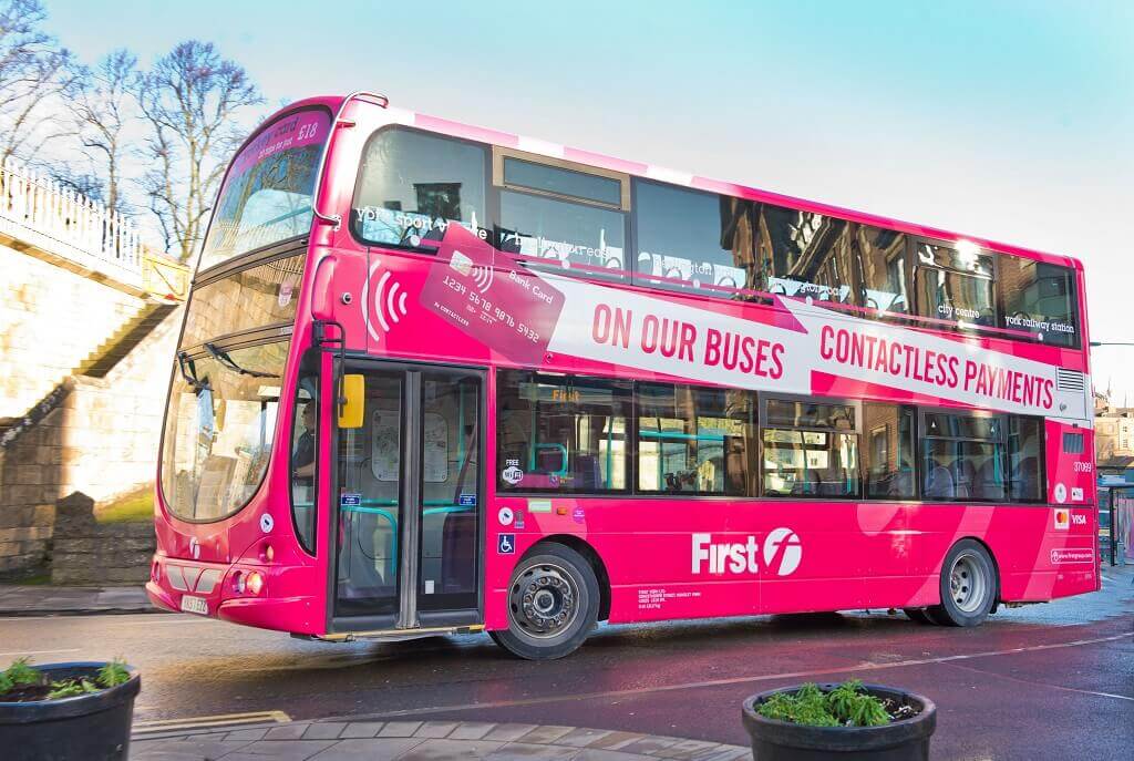 5 First York contactless bus First Bus – ticketing fraud has fallen