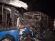 The suspected arson attack destroyed six vehicles at Diamond Bus' Hallbridge Way depot. JOHN KENNETT/WEST MIDLANDS FIRE SERVICE