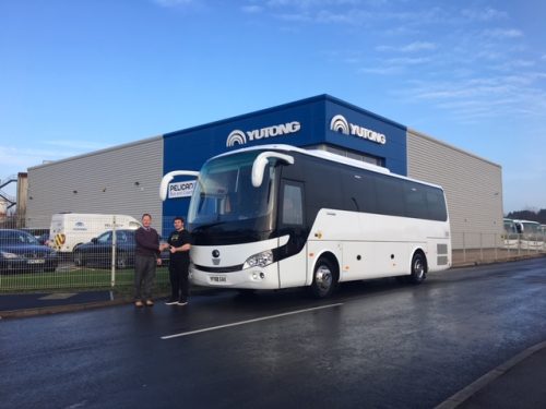 Delivery of third Yutong for Cambridge Coaches