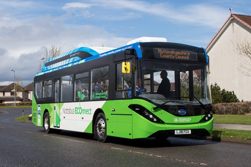Nottinghamshire County Council is adding four ADL Enviro400EVs to its fleet, complementing its current pair of single-decker Enviro200EVs
