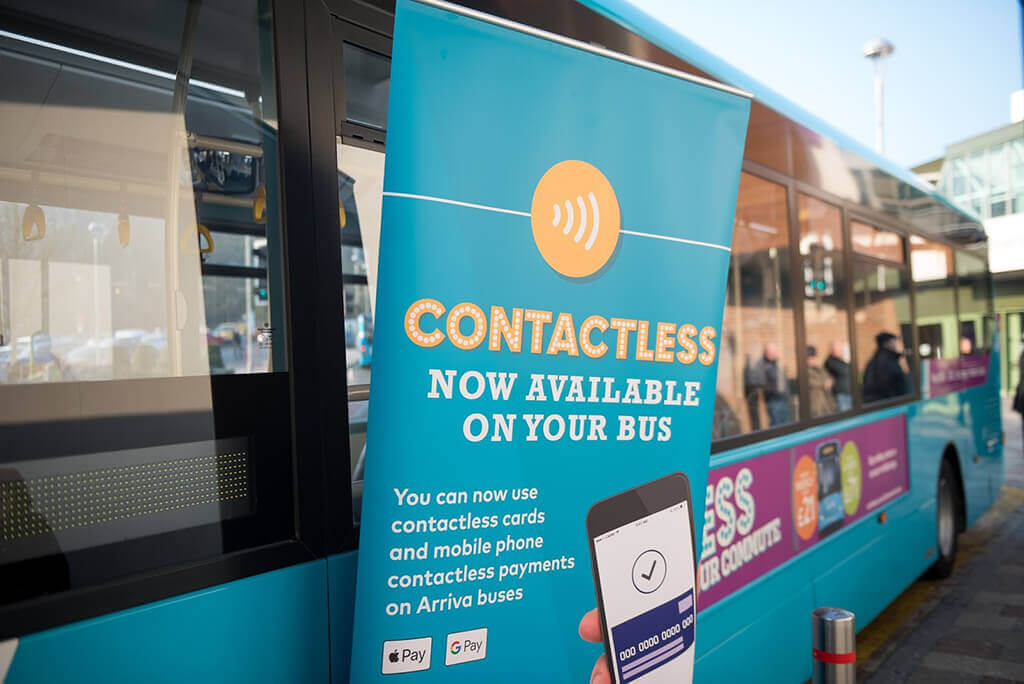 Events were held in the Southern Counties area to celebrate the roll-out of contactless tech