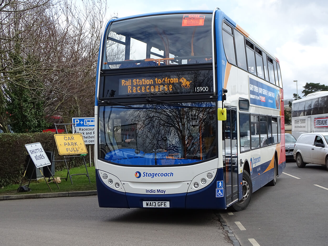 Stagecoach West Drafts In 57 Extra Buses For Cheltenham Festival - CBW