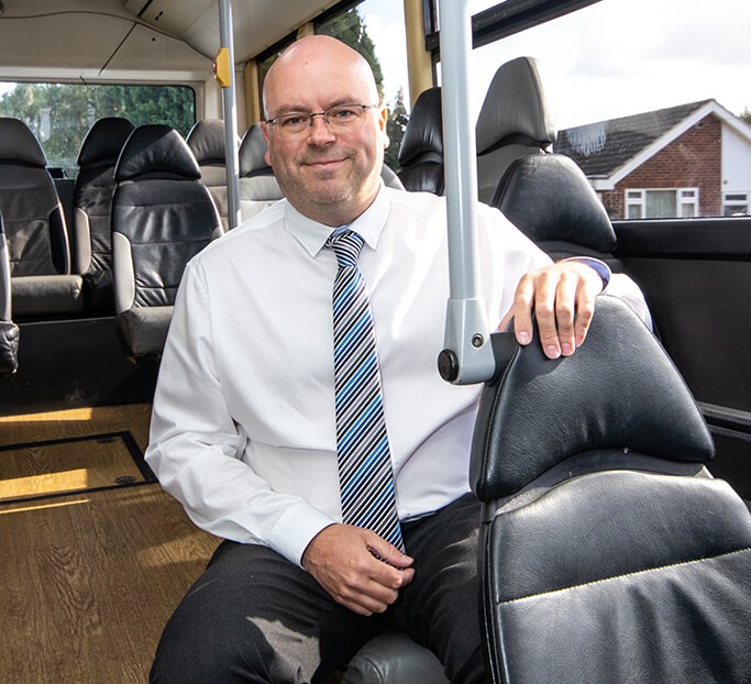 Ian Combellack, General Manager of Nottingham Community Transport