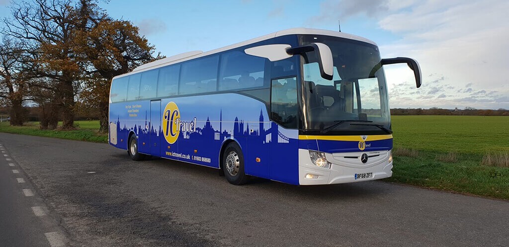 ICT Coaches’ 53 seater Mercedes Benz Tourismo