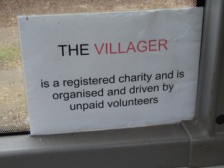 The Villager is just one Section 22 operator that falls under these findings. Vehicles display a notice to its passengers to ensure that they are aware that the service they are using is a registered charity and organised and driven by volunteers. RICHARD SHARMAN