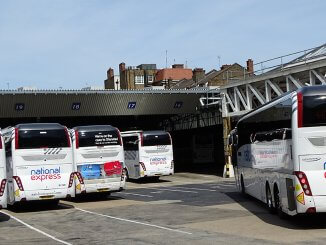 Victoria Coach Station’s current location allows for a smooth flow of vehicles due to the large parking area available. RICHARD SHARMAN