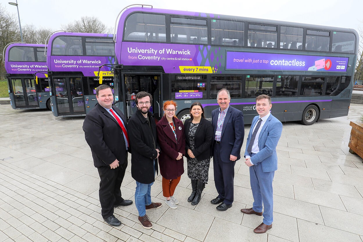 Students celebrate National Express Coventry going Platinum - CBW