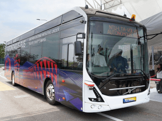 The autonomous Volvo 7900e in Singapore is a world first says its manufacturer. VOLVO