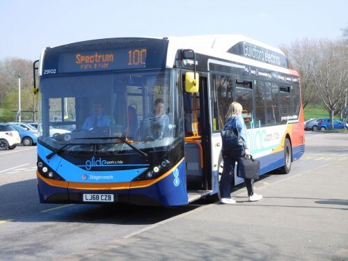 electric bus Park & Ride