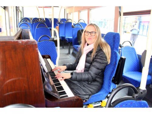 Hants & Dorset Trim has put a piano into a Morebus Wrightbus-bodied Volvo B7RLE, the DVSA certified it and it went into service. GO SOUTH COAST
