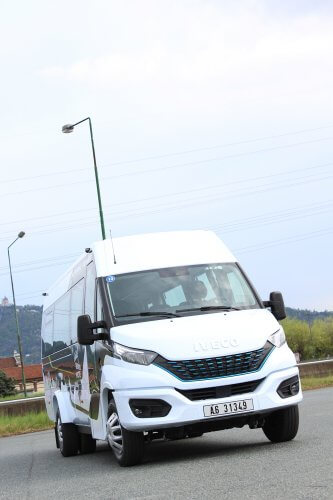 The Natural Power version of the Daily Line is set apart from other models by unique badging and a blue front grille. PETER JACKSON