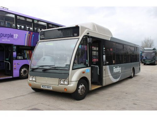 One of the operator’s gas-converted Optare Solos. JAMES DAY