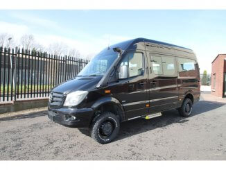 Vagabond’s new Euro VI Mercedes-Benz Sprinter 319 V6 4x4 12 Seater will add to their ‘VAGATRON’ fleet. EVM