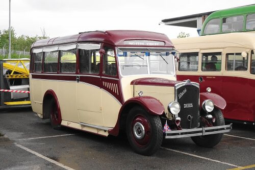 A Dennis Dart from a different era. This 1933 Duple-bodied coach is owned and preserved by ADL