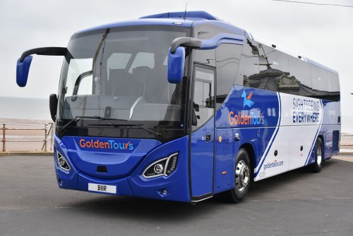 The first of the batch of eight MCV 523s were displayed at the Blackpool Coach Rally last month. DAVID OAKLEY