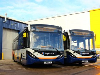 A pair of the operator’s ADL Enviro200 single-deckers