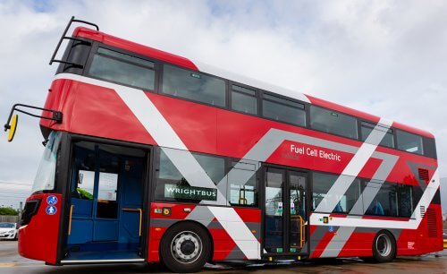 20 of the fuel cell buses will soon be roaming London’s streets. TFL