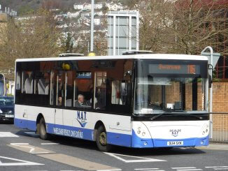 One of the company’s Caetano-bodied MAN EcoSmart single-deckers. CHRIS NEWSOME