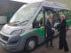 Caroline Wegrzyn, Manager at H.A.R.T is seen with Jane Dransfield from Mellor at the vehicle handover. MELLOR