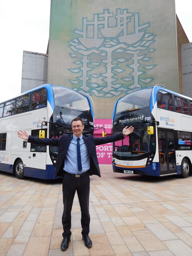 Stagecoach East Midlands Managing Director Matthew Cranwell Launches 