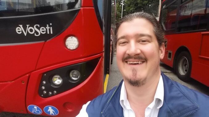 vlogging bus driver