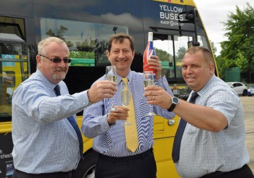 Left to right: Service Delivery Director Phil Pannell, Managing Director David Squire and Commercial Director Simon Newport