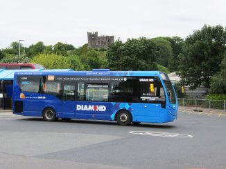 One of the new Wrightbus Streetlite Micro Hybrid buses on the 226 route