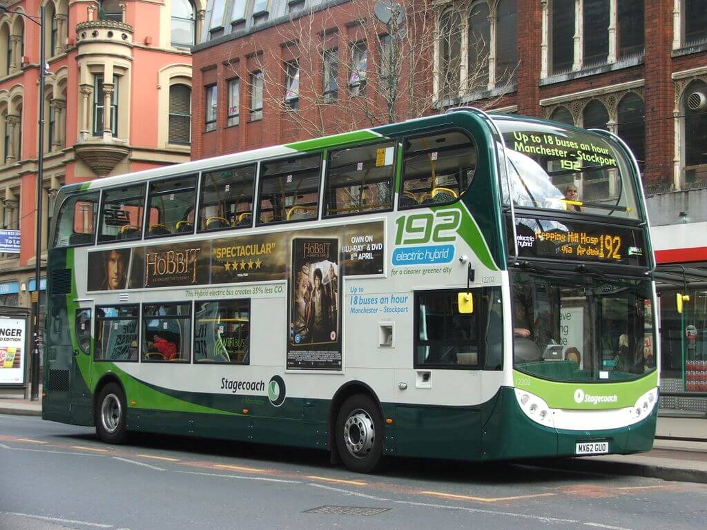 Stagecoach Manchester Hybrid Bus