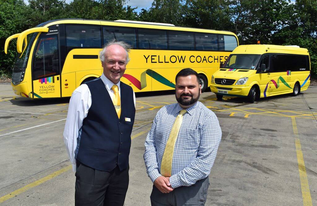 Yellow Coaches updates livery and website - CBW