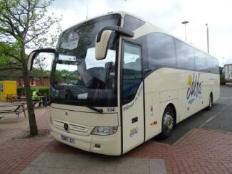 An Alfa Travel Mercedes-Benz Tourismo. RICHARD SHARMAN