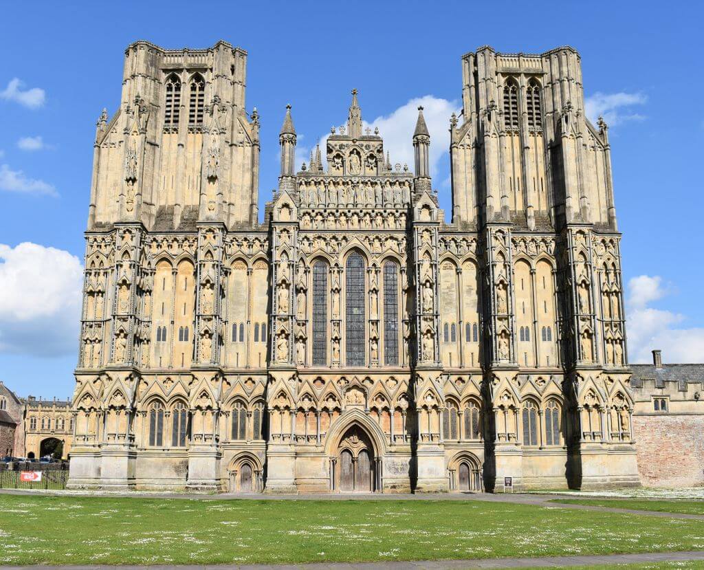 The magnificent West Front of Wells Cathedral. Alan Payling
