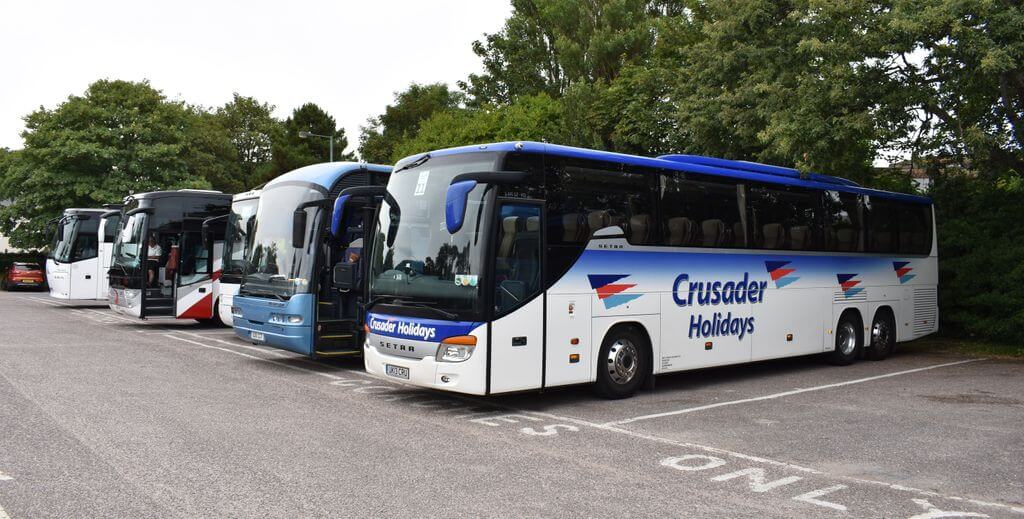 The Manor Road coach park has twelve bays for short and long term parking. Alan Payling