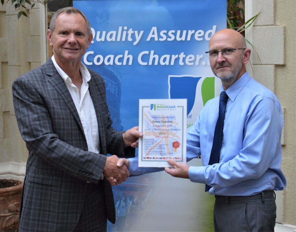 Dews Coaches joins the Guild of British Coach Operators - CBW