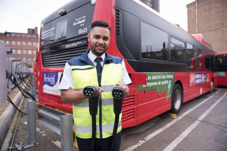 Go-Ahead London bus depot wins international green energy award - CBW
