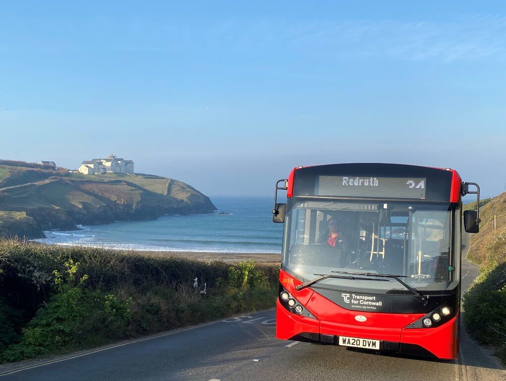travel for cornwall bus times