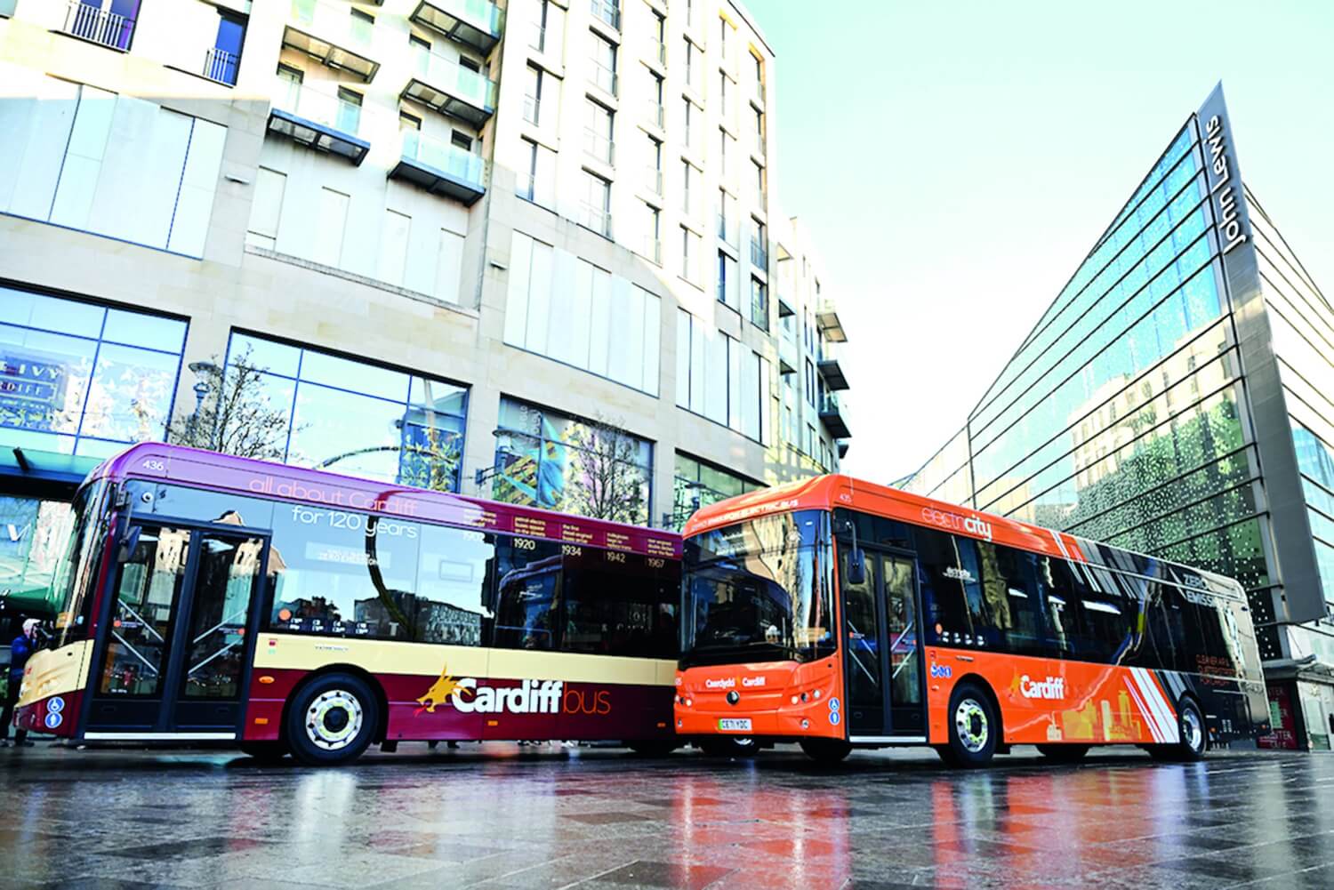 Cardiff Bus Electric Bus