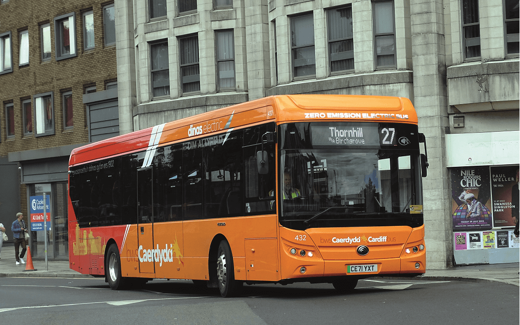 Cardiff Bus Yutong E12
