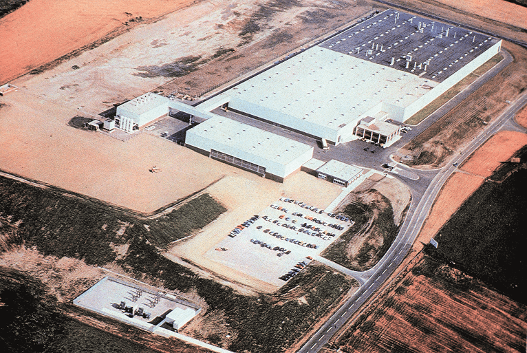 Image 2 Aerial view of the factory at Lillyhall, Workington in 1972 BASIL HANCOCK COLLECTION