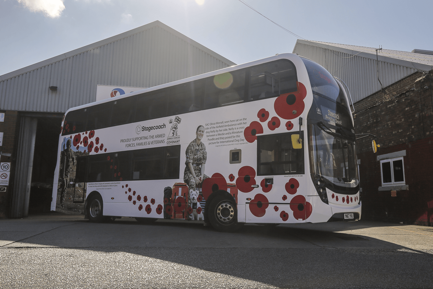 Stagecoach Armed Forces Covenant bus
