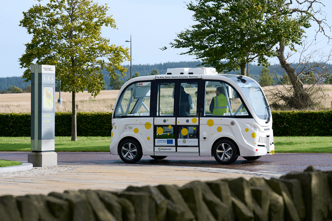 HiTrans Inverness driverless bus 2