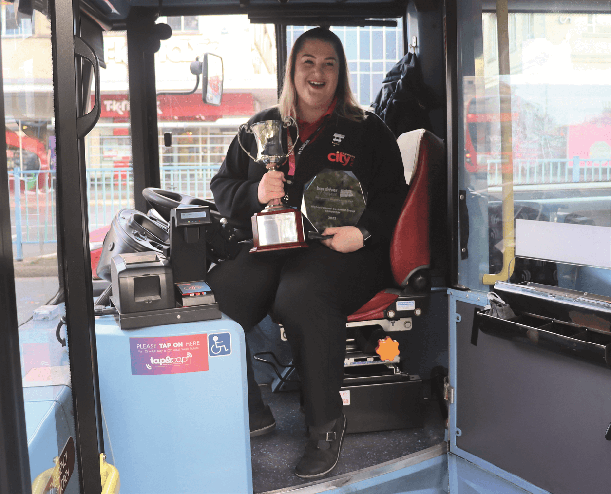 Kyly Summerfield – Go Ahead Group driver of the year 2