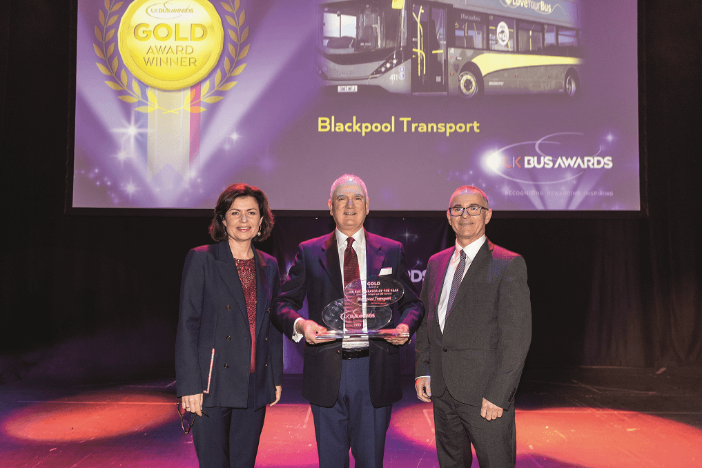 Blackpool Transport scooped the overall operator of the year title. UKBA
