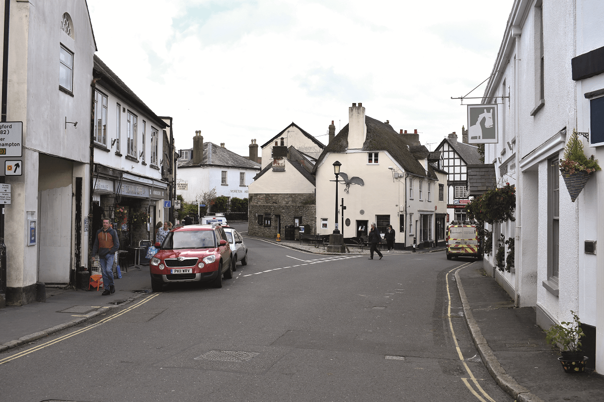 8. A busy day in Moretonhampstead Photo Alan Payling