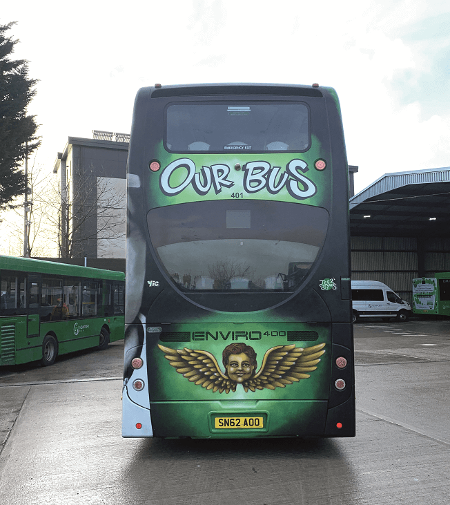 Newport ‘graffiti’ bus 2