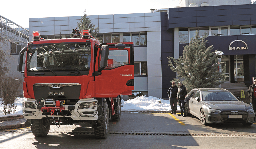 MAN fire engine Turkey