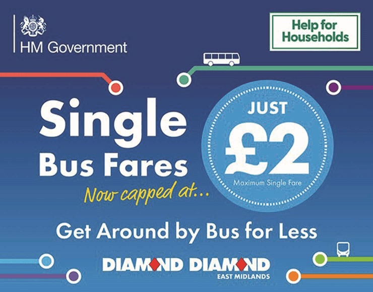 £2 Diamond Bus