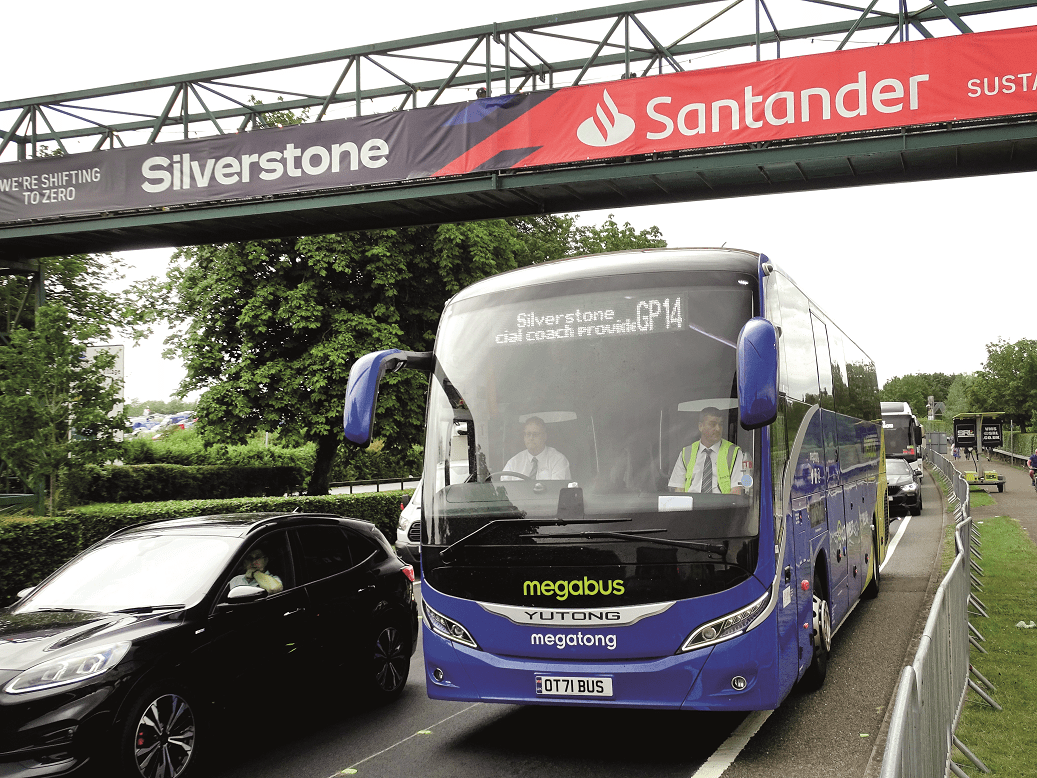 2. Silverstone megabus